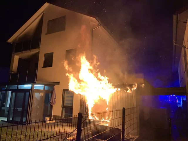 Brand Gartenhaus